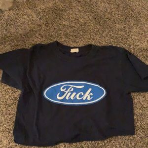*SOLD* “fuck” brandy melville graphic tee SOLD